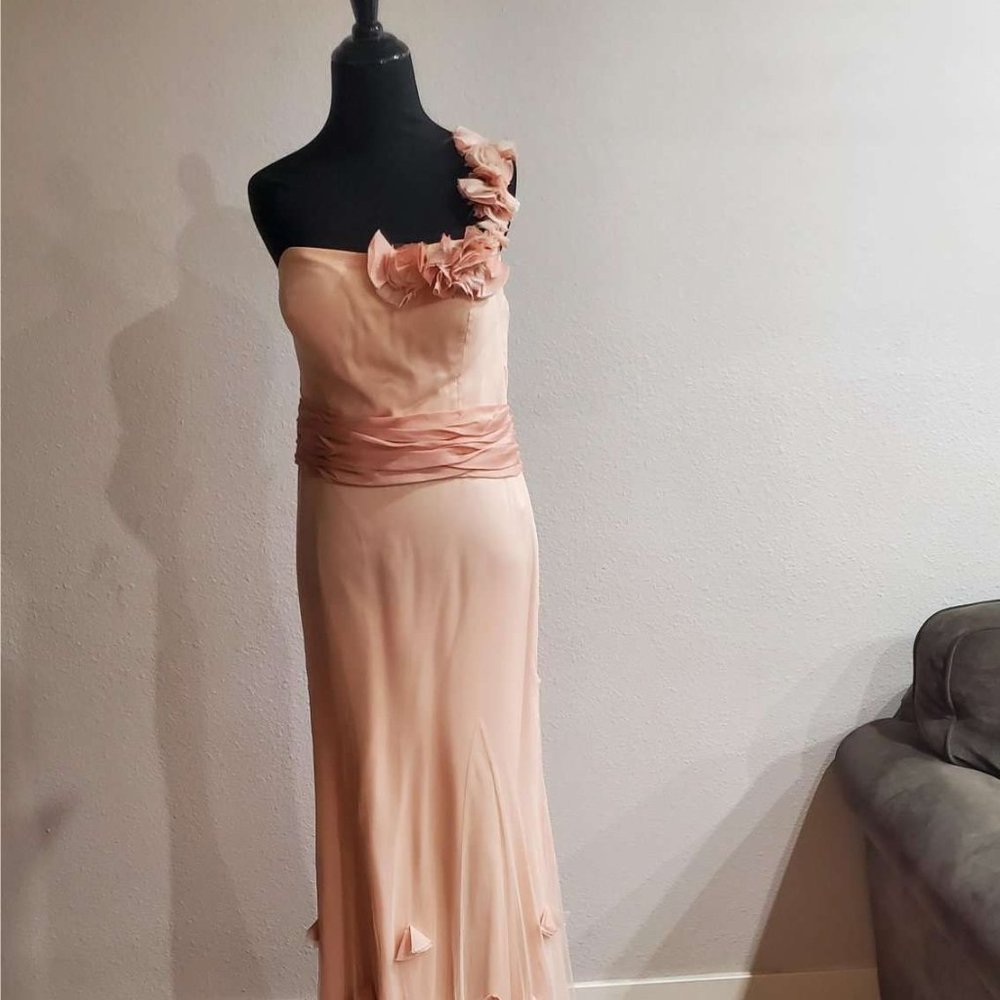 Chiffon and Tulle Rose Petal Dress